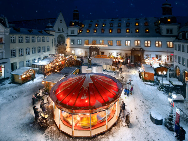 © Koblenz-Touristik GmbH, Gauls Koblenzer Weihnachtsmarkt auf dem Jesuitenplatz in Koblenz © Koblenz-Touristik GmbH, Gauls